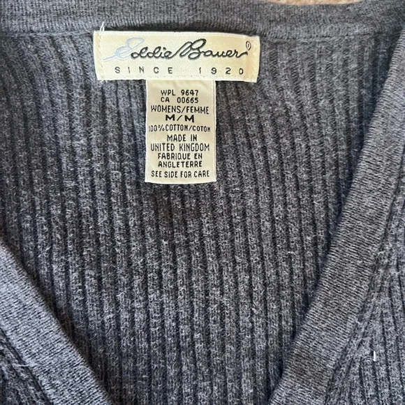 Classic Black Button-Up Cardigan - Picture 3 of 5